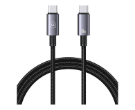 USAMS Kabel USB-C na USB-C 60W 1,2m Fast Charging stalowy - 1569047 - zdjęcie 3